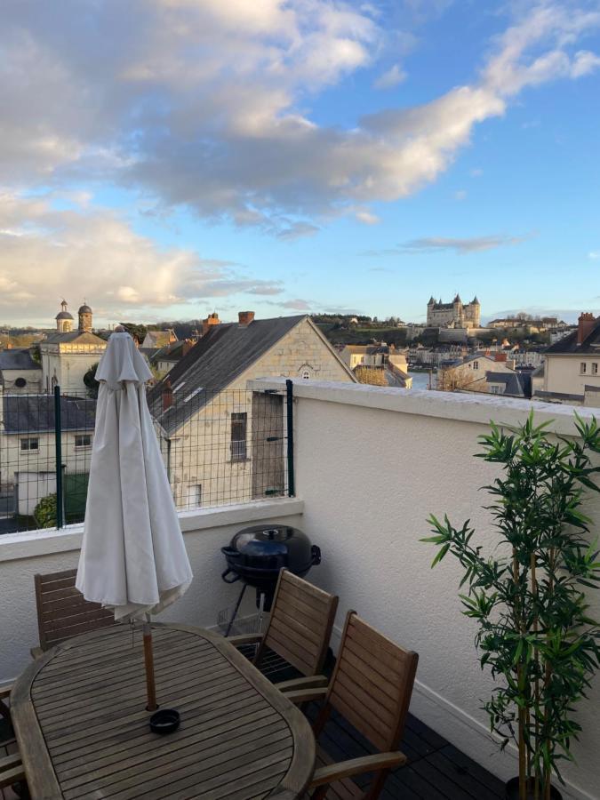 La Terrasse Saumuroise - Vue Chateau & Loire Экстерьер фото